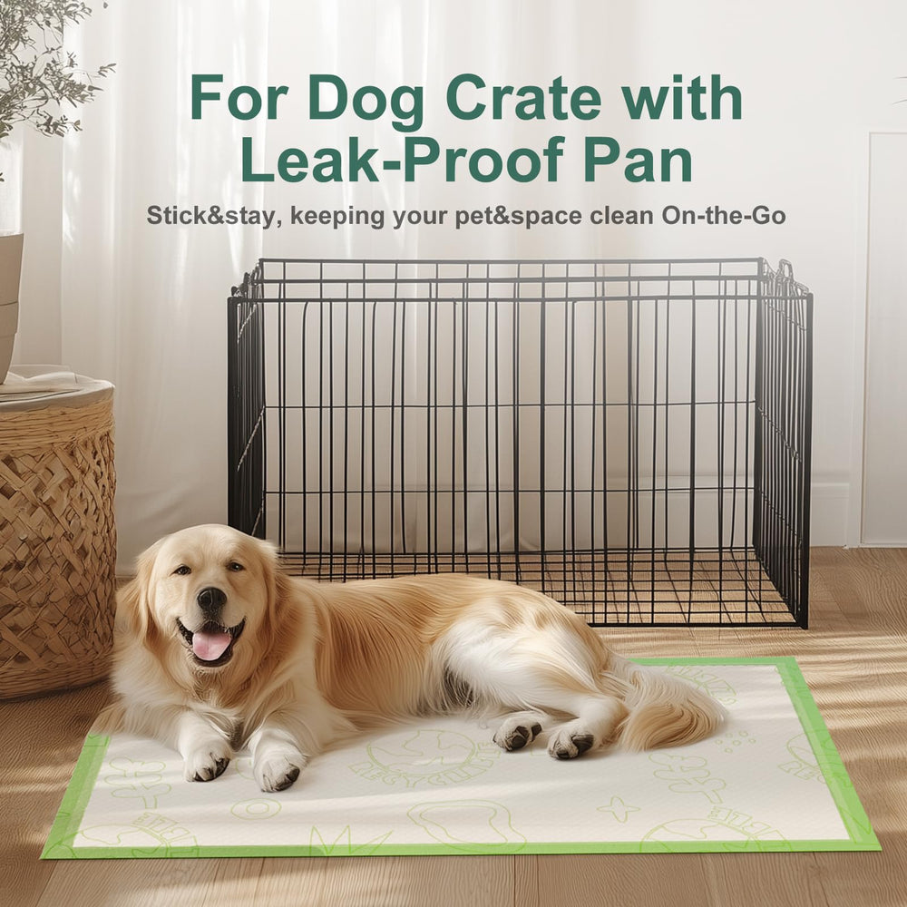Gardner Pet pee pad pre-cut to fit crates and carriers for easy setup.