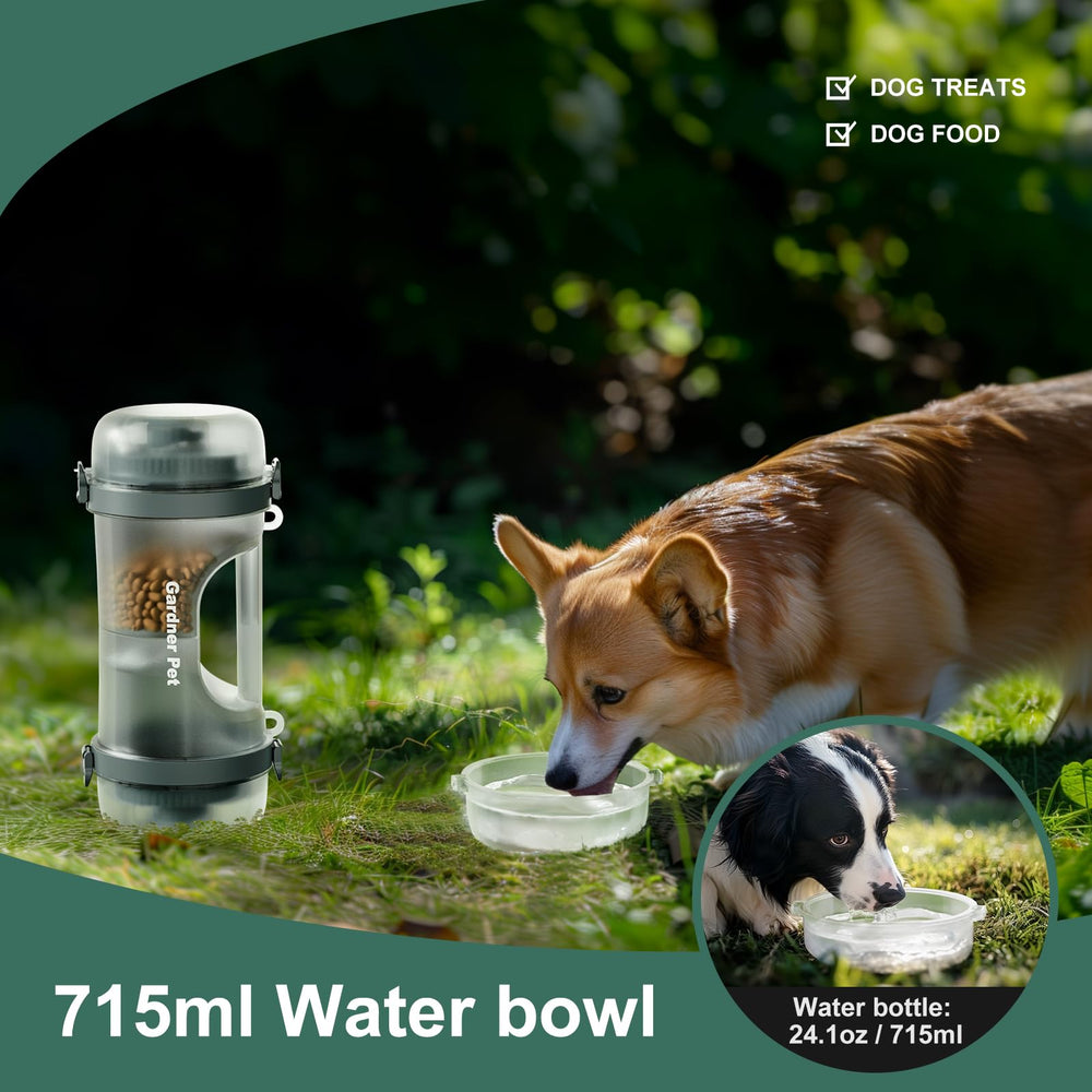 Gardner Pet adjustable shoulder strap and ergonomic handle for hands-free carrying.