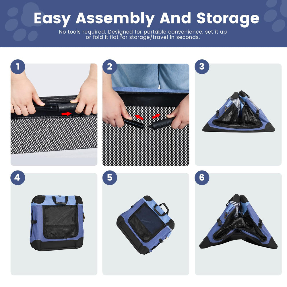 Gardner Pet soft crate interior is waterproof and easy to wipe clean.