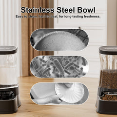 Gardner Pet stainless steel bowl offers durable, easy-to-clean feeding.