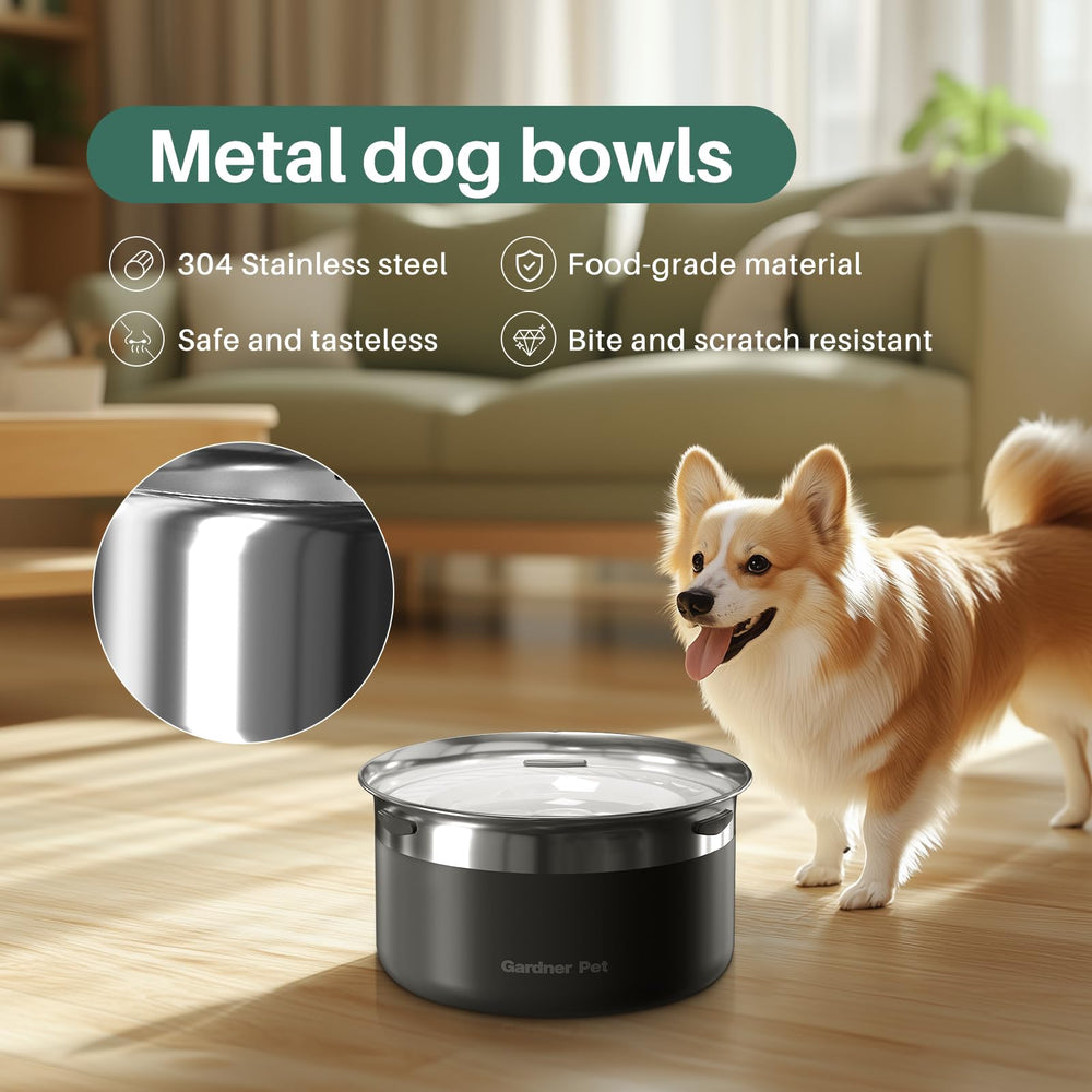 Gardner Pet stainless steel construction resists rust and odors