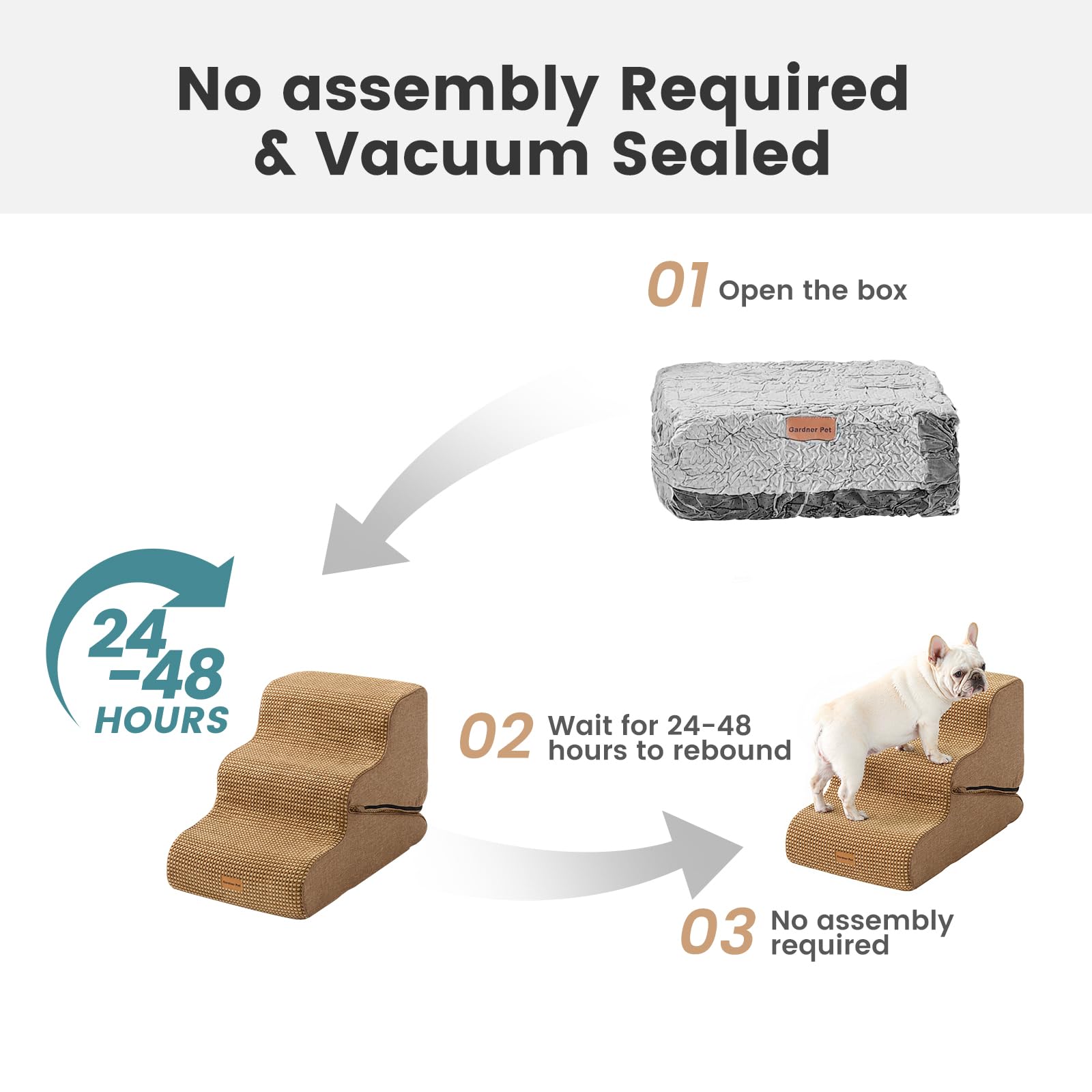 Gardner Pet machine-washable cover for quick cleanup after adventures.