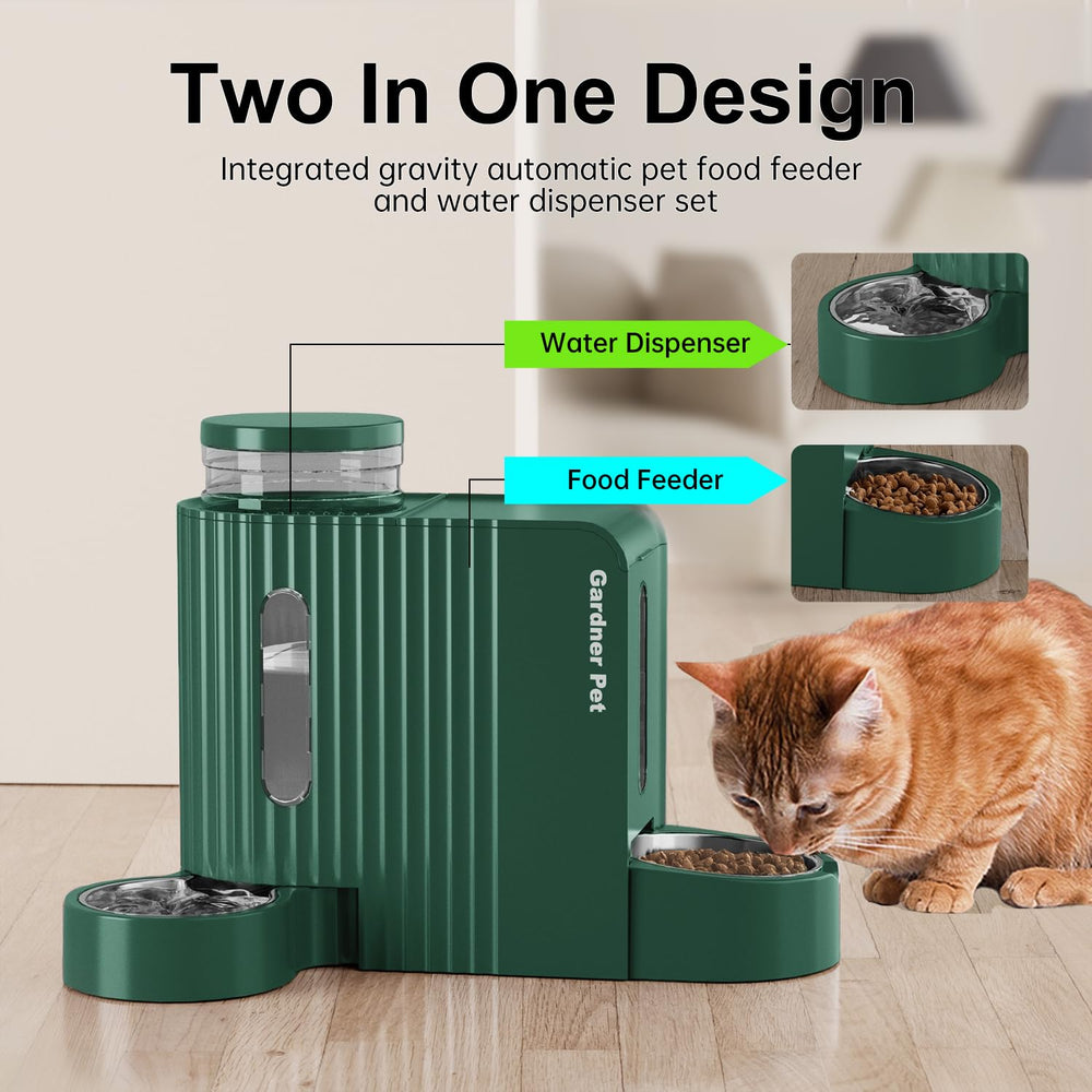 Gardner Pet water dispenser with adjustable base keeps water stable on the floor