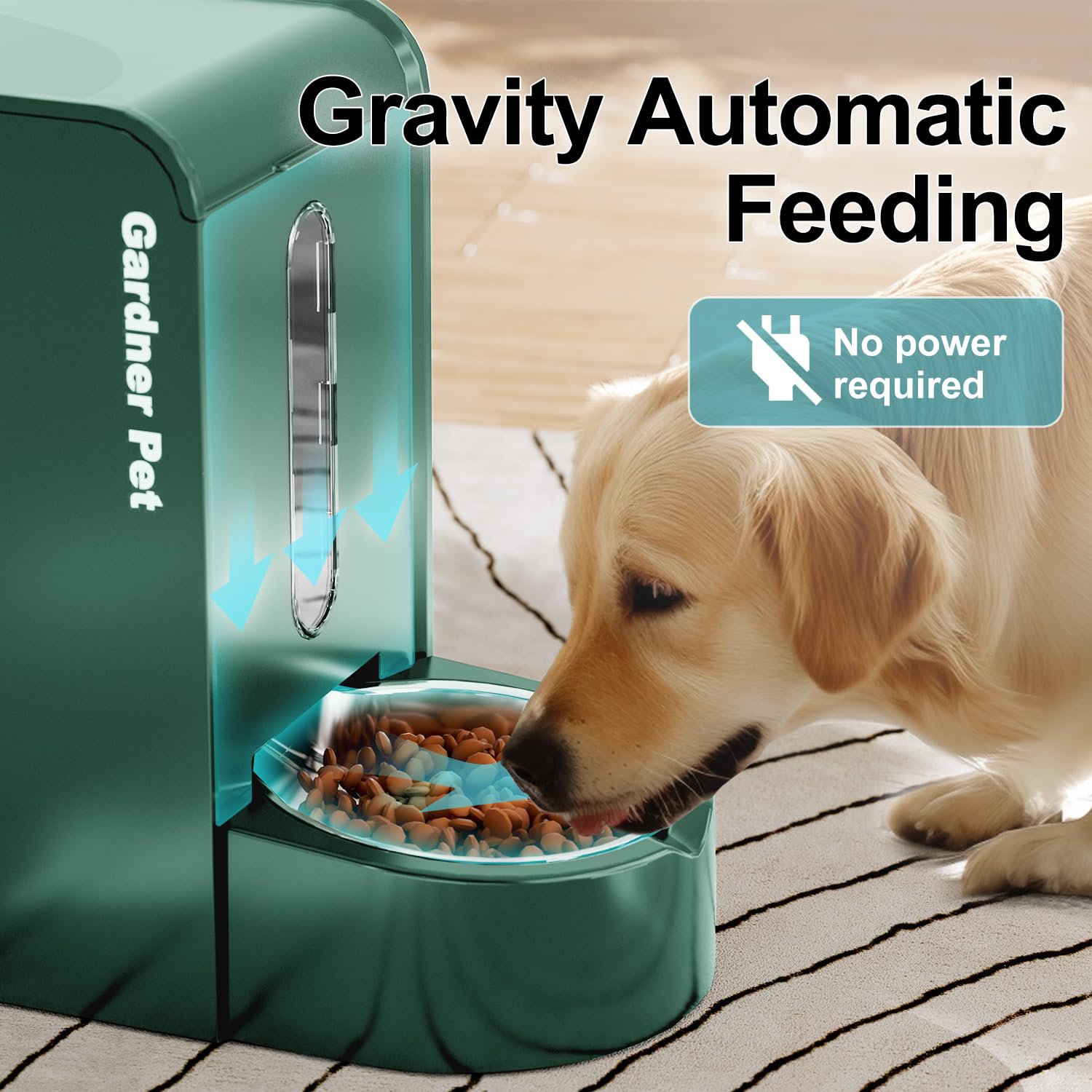 Gardner Pet water dispenser filter detail promotes healthy hydration.