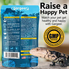 Gargeer feeding stripe during hunting encourages natural behavior at mealtime.