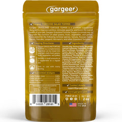 Gargeer Grassland Topper ingredients close-up showing hay and greens