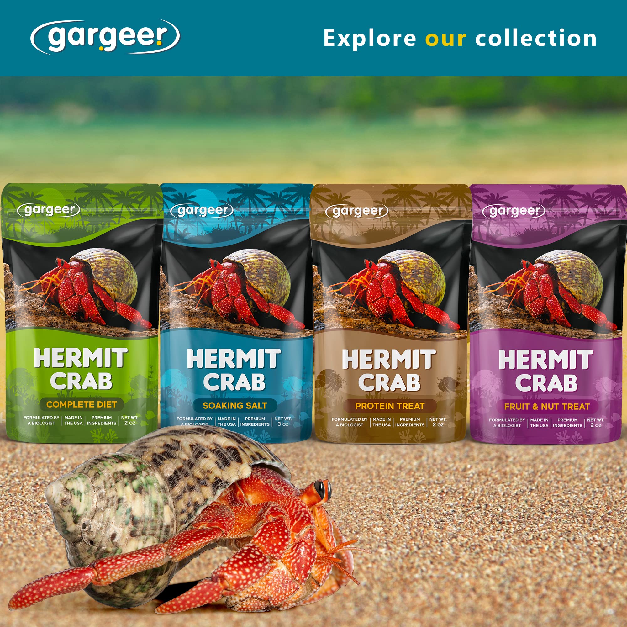 Gargeer natural ingredients provide sea-inspired minerals.