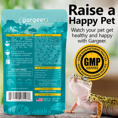 Gargeer Leopard Gecko Gel Diet mixed with hot water to form a convenient gel.