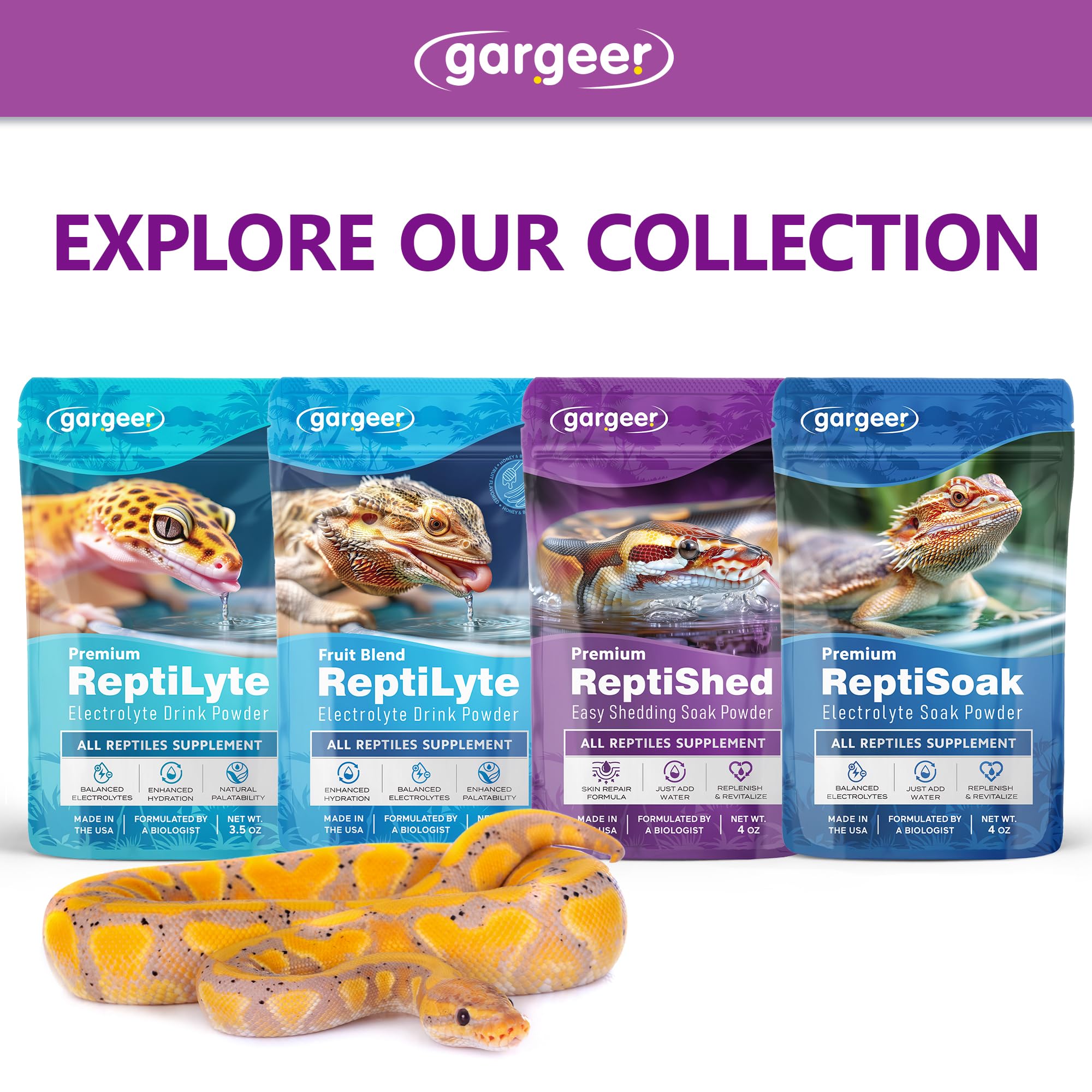 Gargeer ReptiShed made in USA for trusted reptile care.