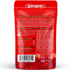 Gargeer Spectrum ingredients sources highlight non-GMO grains.