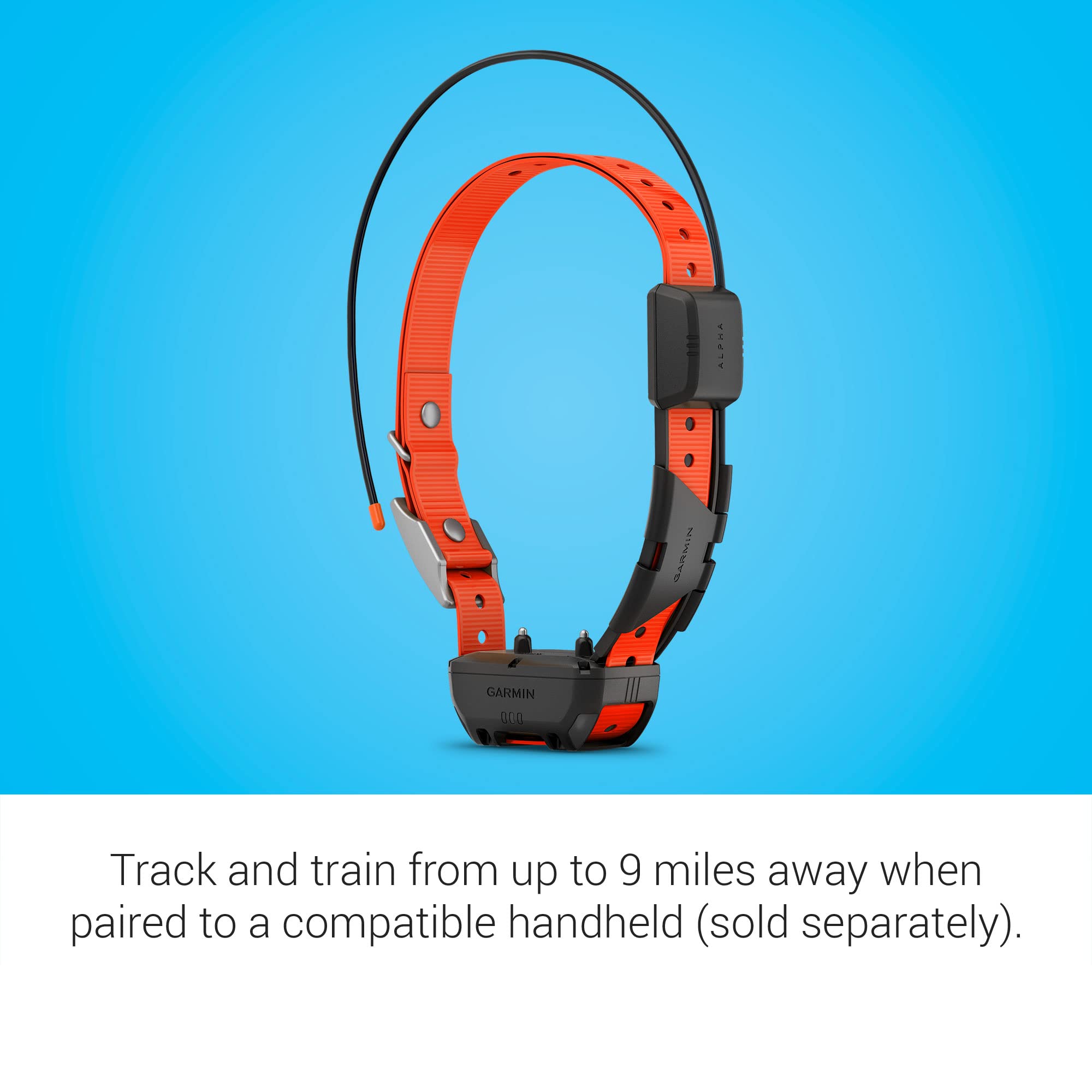 Garmin Alpha TT 25 training levels panel shows 18 options for training.