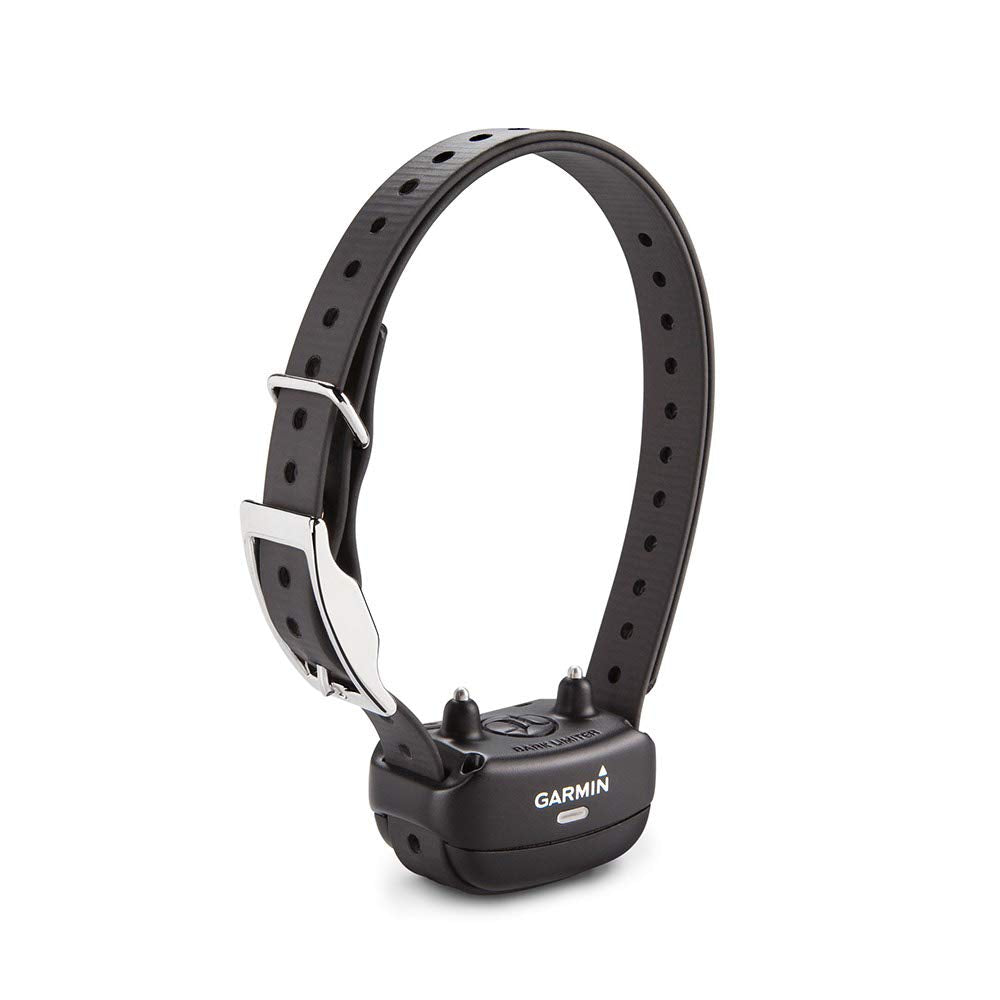 Garmin BarkLimiter Deluxe collar on dog for gentle, controlled training sessions.