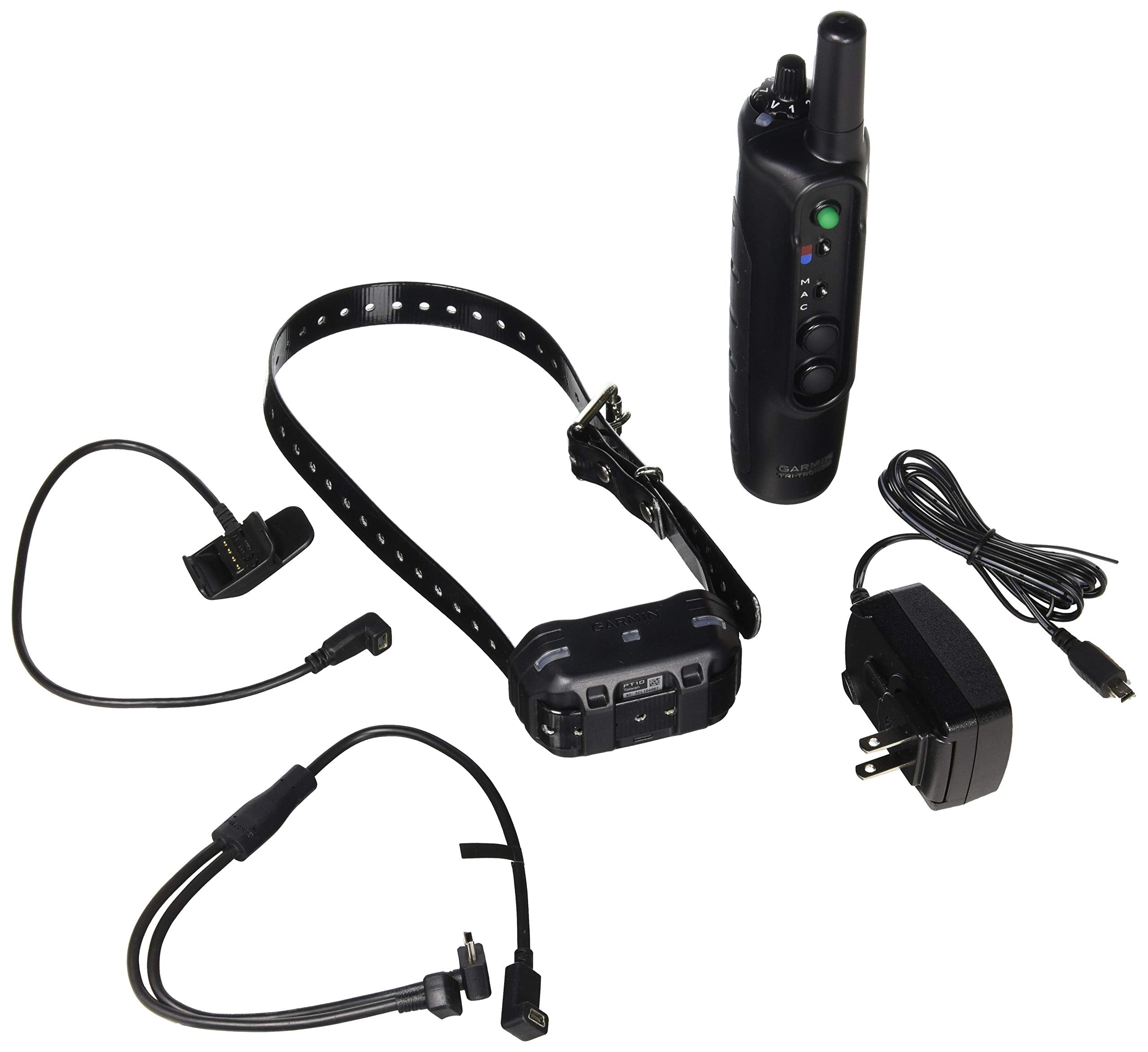 Garmin PRO 550 handheld transmitter enabling multi-dog training with adjustable stimulation.