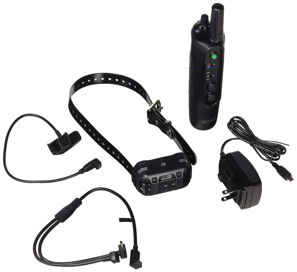 Garmin PRO 550 handheld transmitter enabling multi-dog training with adjustable stimulation.