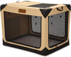Garnpet 36-inch collapsible crate folded for compact storage and transport.