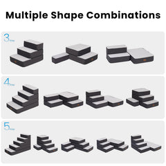 Garnpet 4-Step adjustable dog stairs stackable modular design for multi-pet homes.