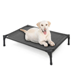 Garnpet elevated dog bed for large dogs up to 120 lbs, spacious lounging