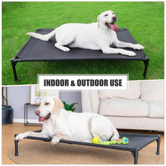 Garnpet XL elevated dog bed easy to assemble without tools for quick setup
