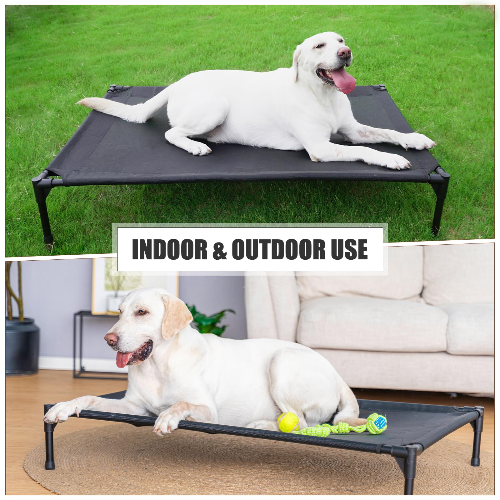 Garnpet year-round comfort with breathable, recyclable Textilene mesh