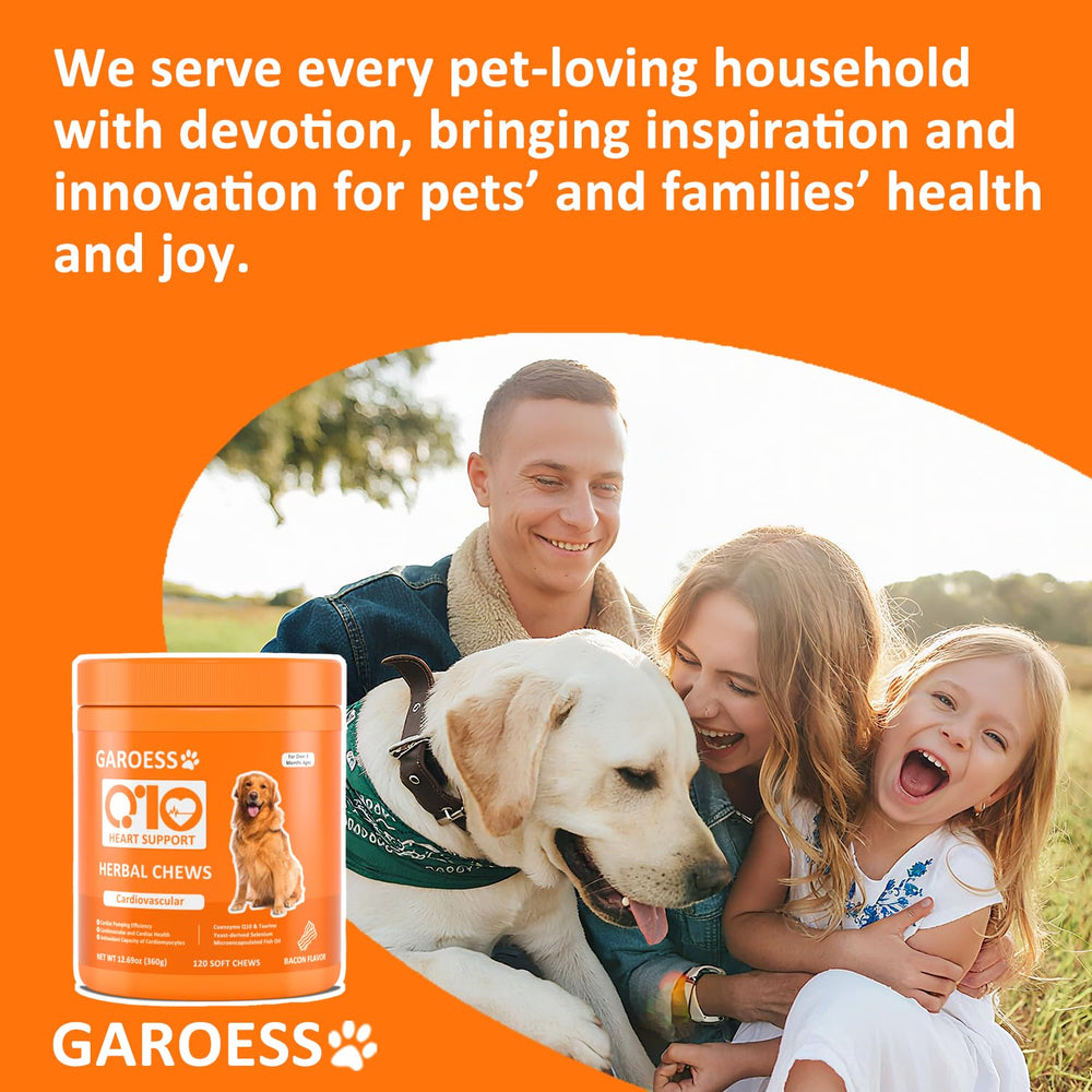 Back packaging view of GAROESS CoQ10 Heart Chew for storage