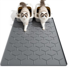 Garoopion cat litter mat 40x28 large traps litter and keeps floors clean.