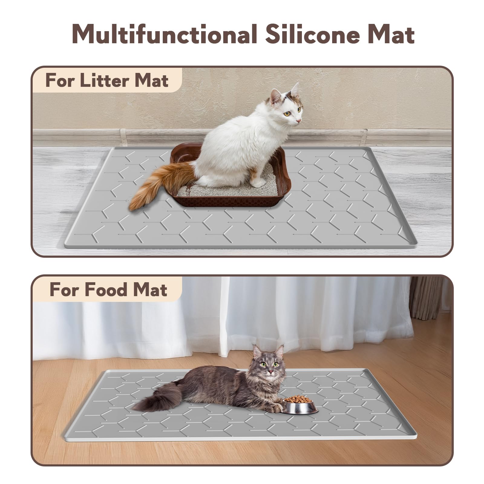 Garoopion floor-protection mat guards entryways and kitchen floors.