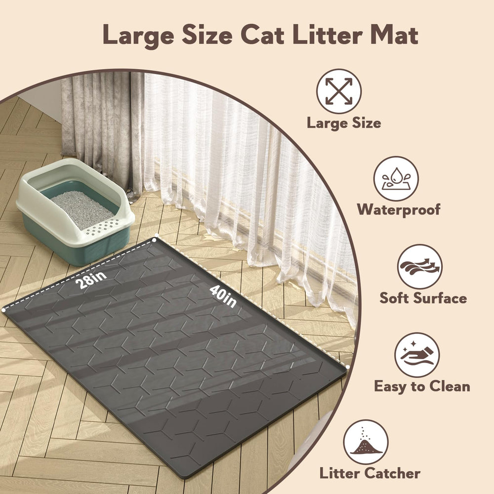 Garoopion multifunctional cat mat used as feeding or resting area