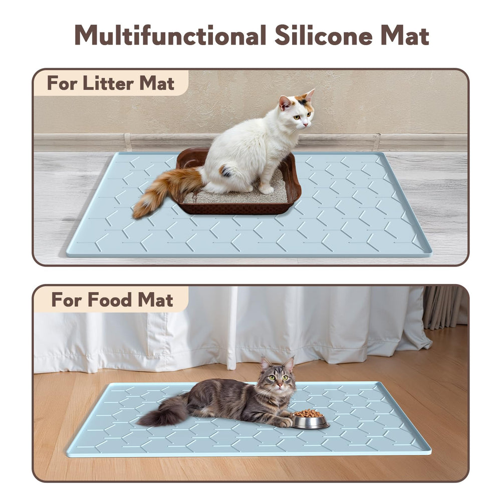 Garoopion paw-friendly silicone surface provides gentle footing for cats.