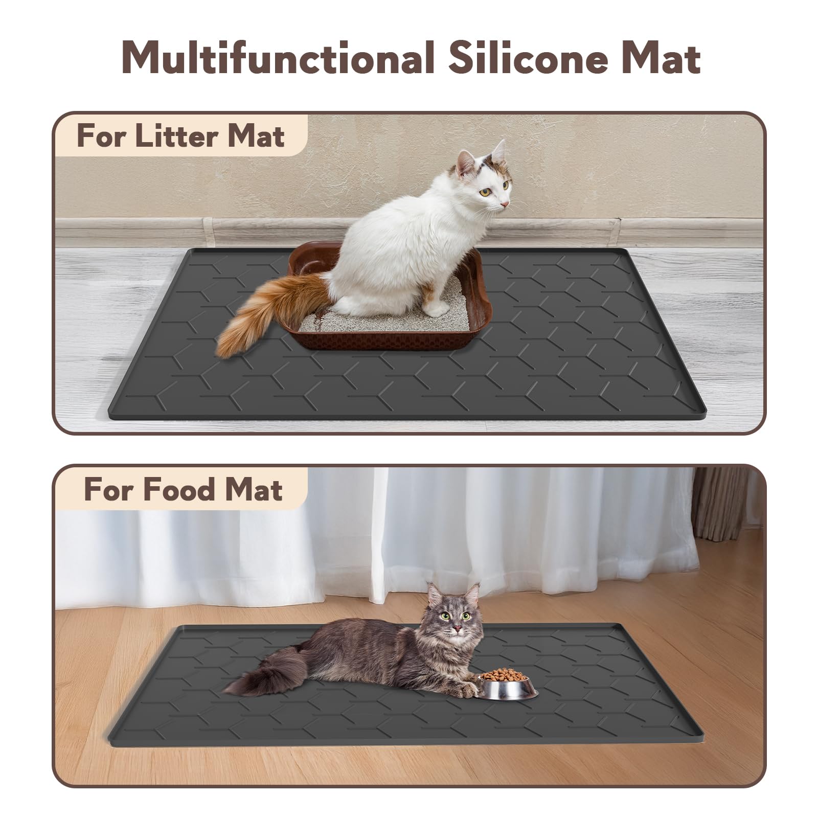 Garoopion mat used as shoe tray insert beside entryway