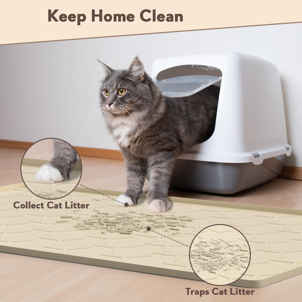 Garoopion waterproof edge mat prevents leaks and spills