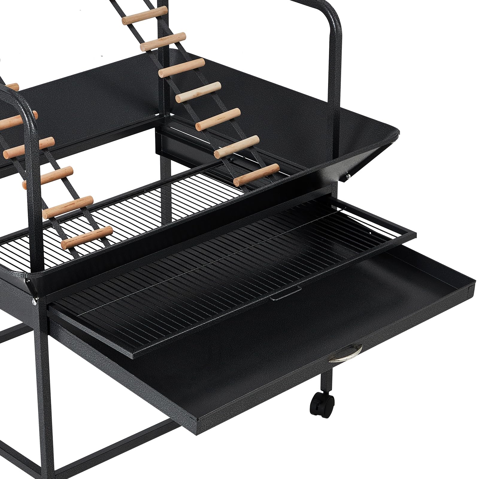 Garvee Bird Playstand hammertone finish resists scratches and wear