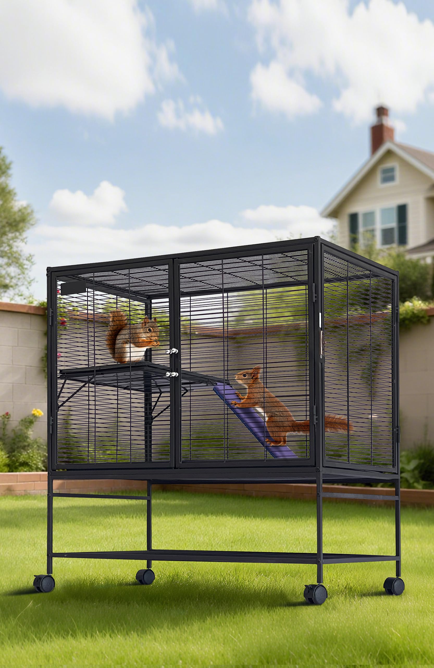 Garvee cage compact-stow design fits small spaces without sacrificing room