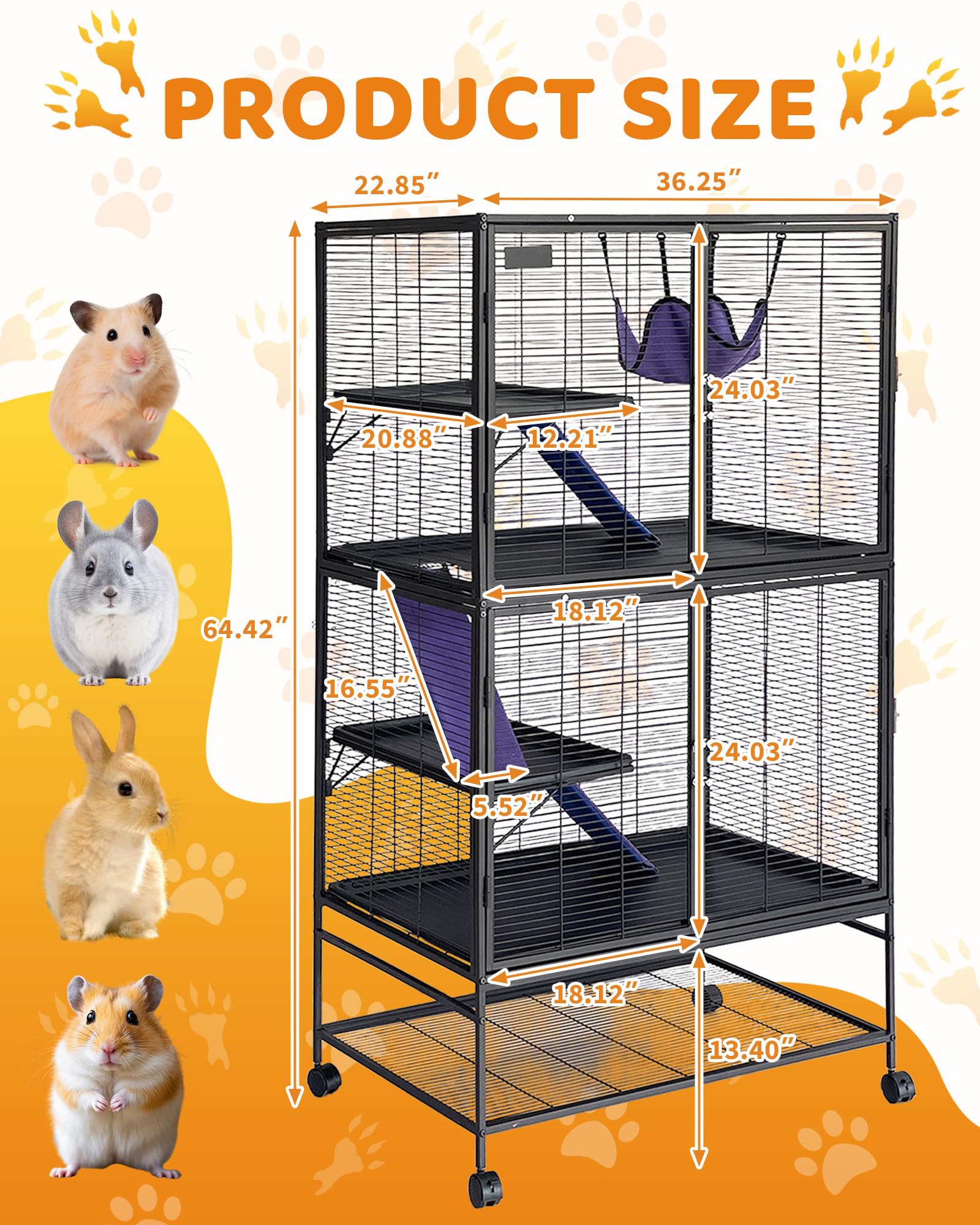 Ventilated mesh panels ensure airflow and visibility.