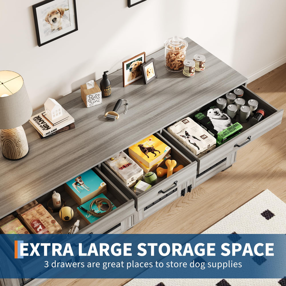 GarveeLife design doubles as a TV stand and accent furniture.