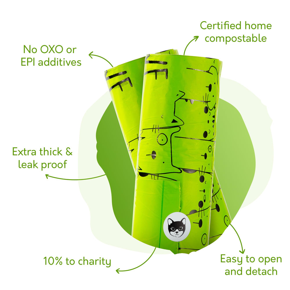 G.A.S cat litter bags with odor-seal provide sealed disposal.