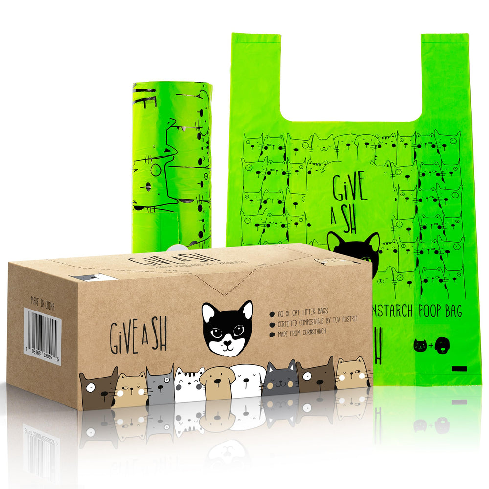 G.A.S 60xl cat litter bags boxed for easy, sturdy cleanup.
