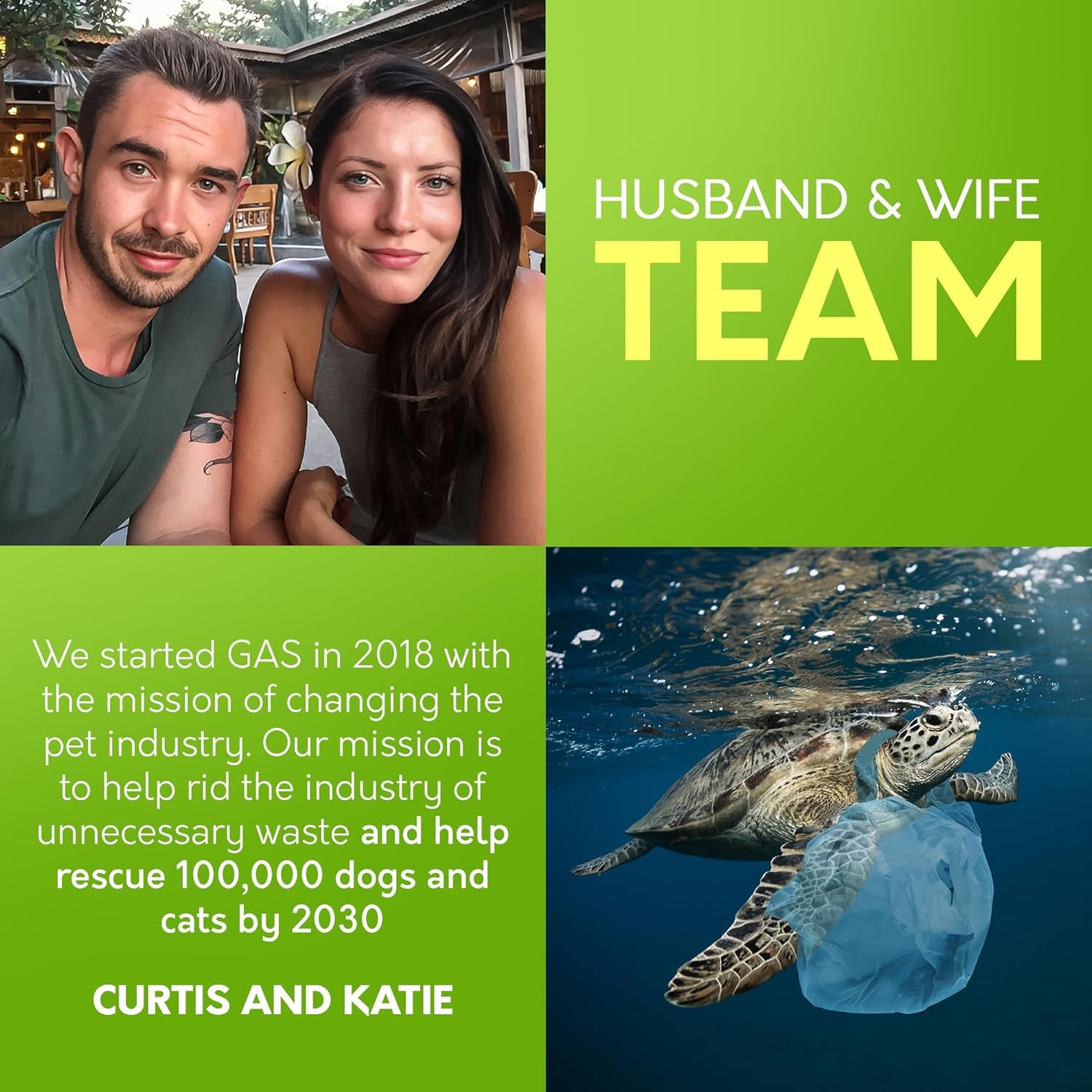 G.A.S earth-friendly pet products range for eco-conscious households.