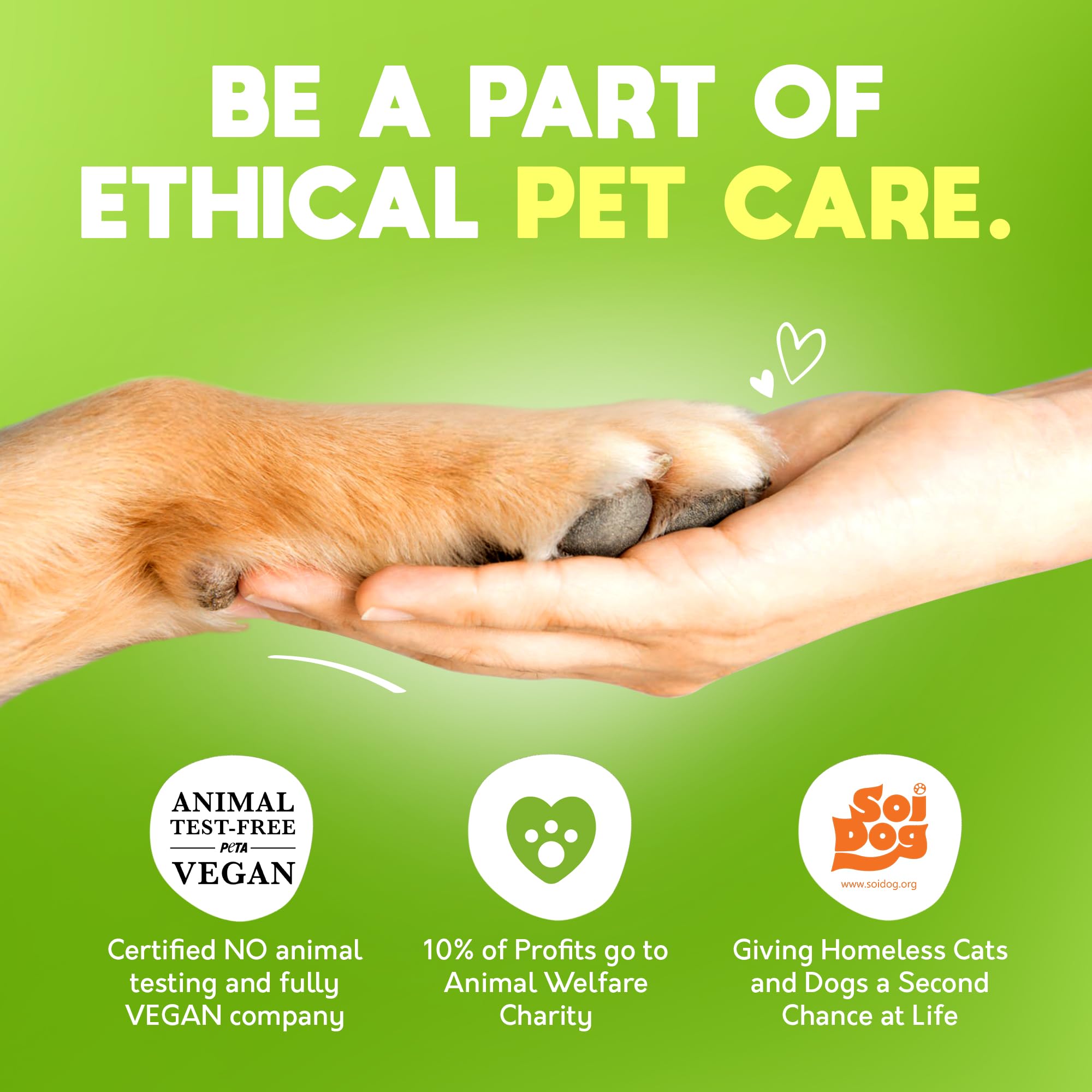 G.A.S Lick-Safe cruelty-free certification symbol on packaging