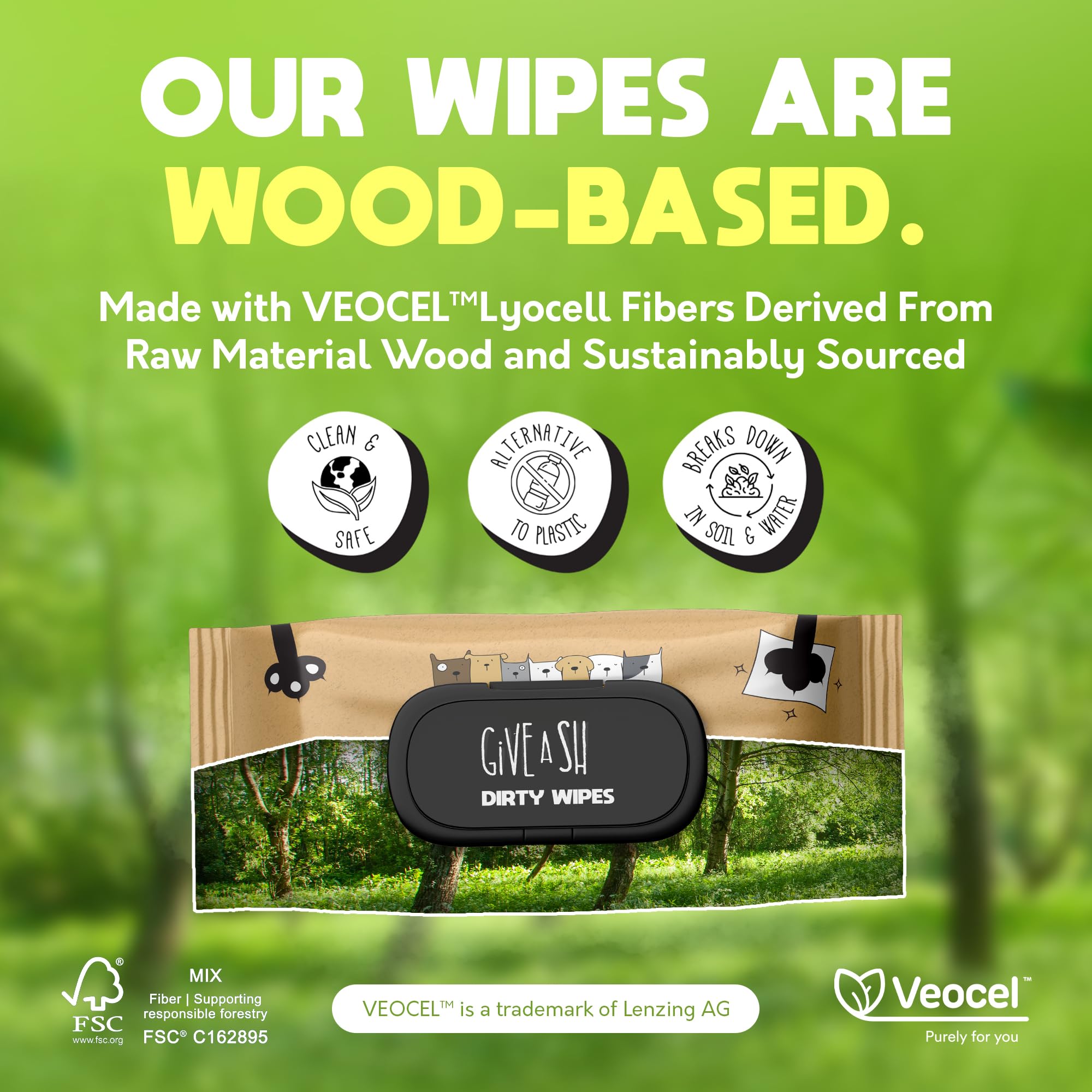 G.A.S Lick-Safe earth-friendly packaging using recycled plastic