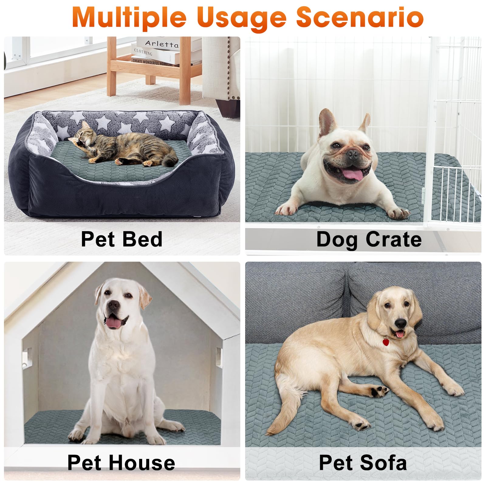 GASUR anti-bite design protects cords during playtime