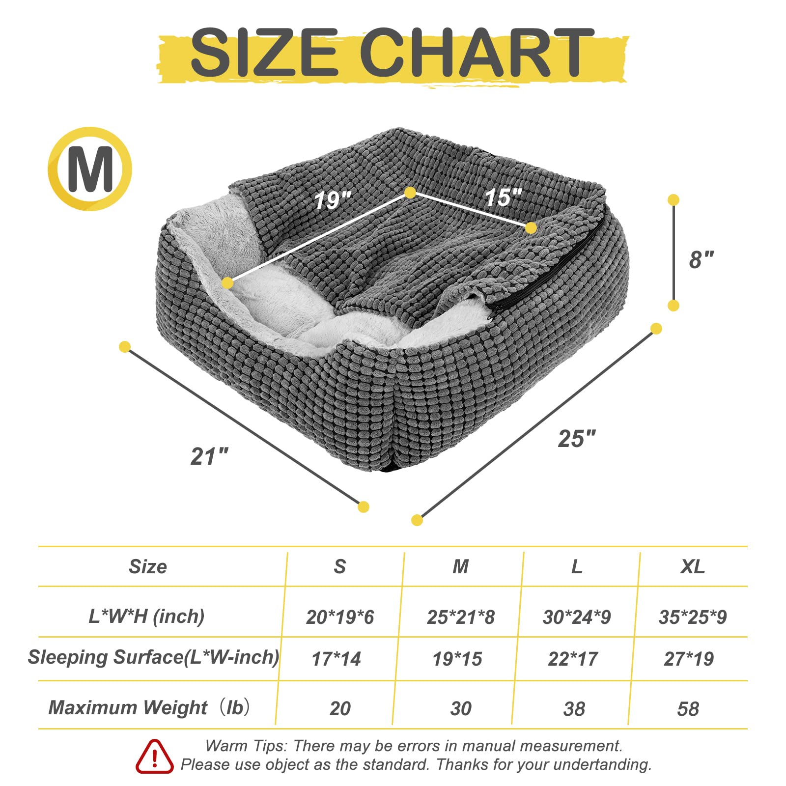 GASUR bed is easy to clean and maintain with gentle washing.