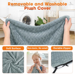 GASUR heated pad with chew-resistant cord protects against chewing.