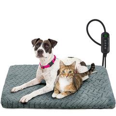 GASUR heated pet bed cover close-up showing soft velvet texture for comfort