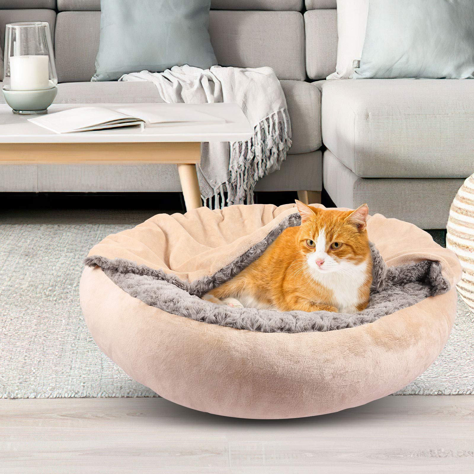 Gasur indoor pets cozy spot blends with home decor