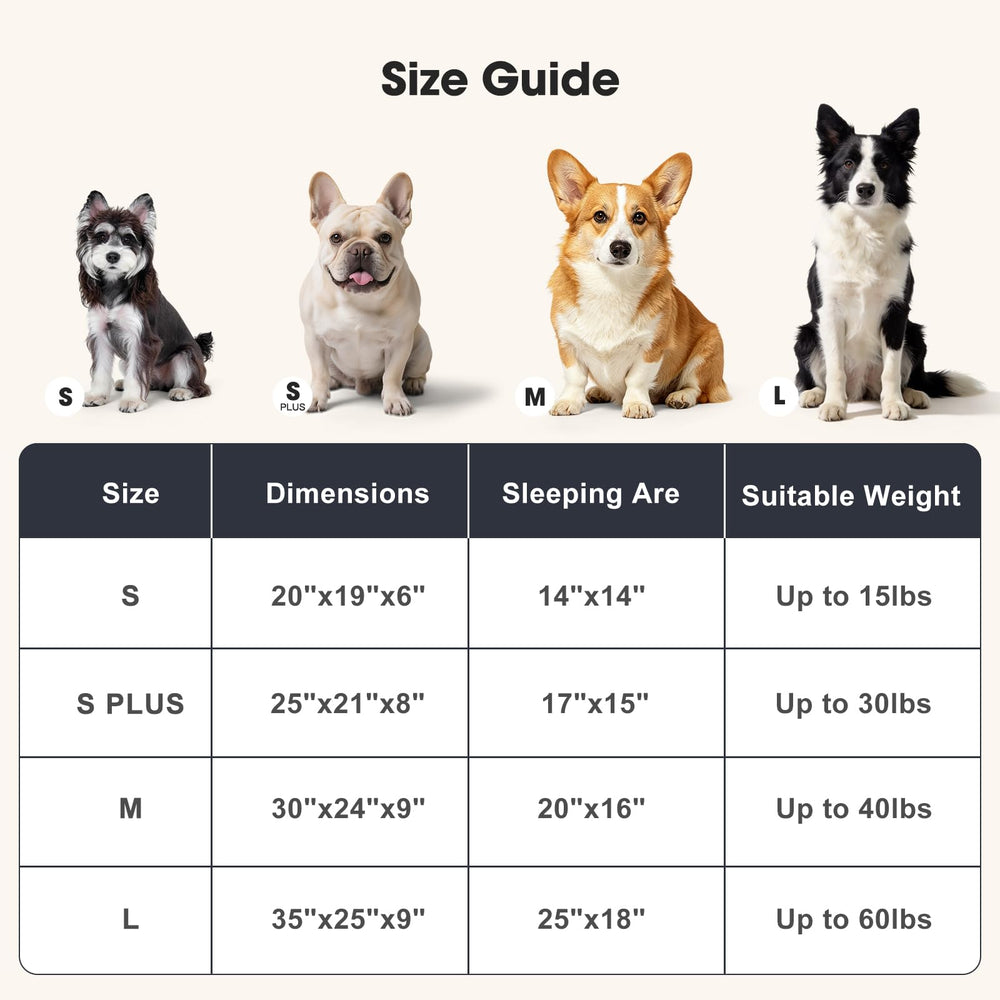 GASUR compact size suitable for small dogs up to 20 pounds.