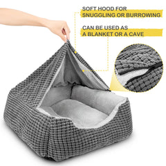GASUR soft faux-fleece interior delivers plush comfort for naps.