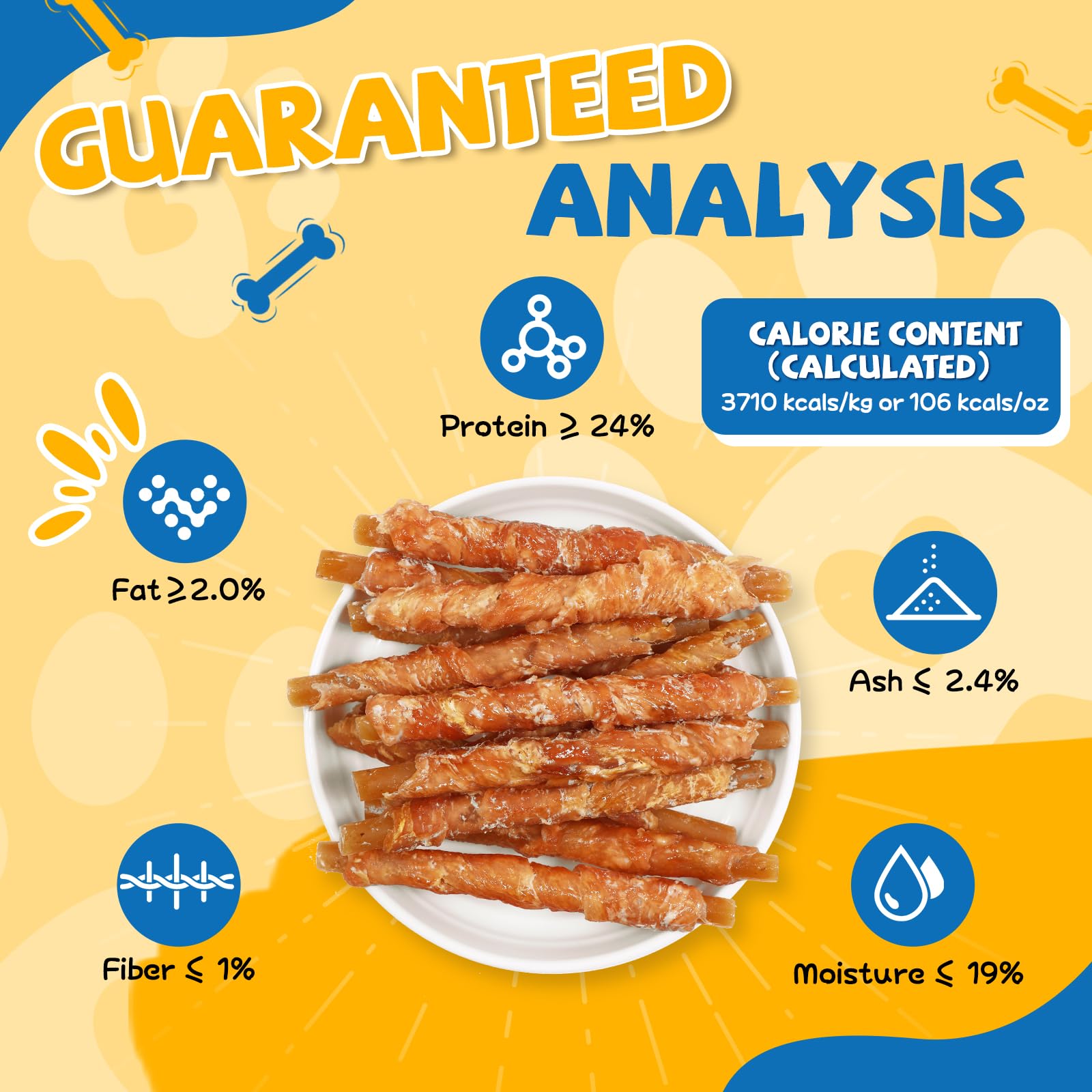 Gazeupon dog dental treats demonstrate the chewed stick providing a satisfying dental-friendly chew.