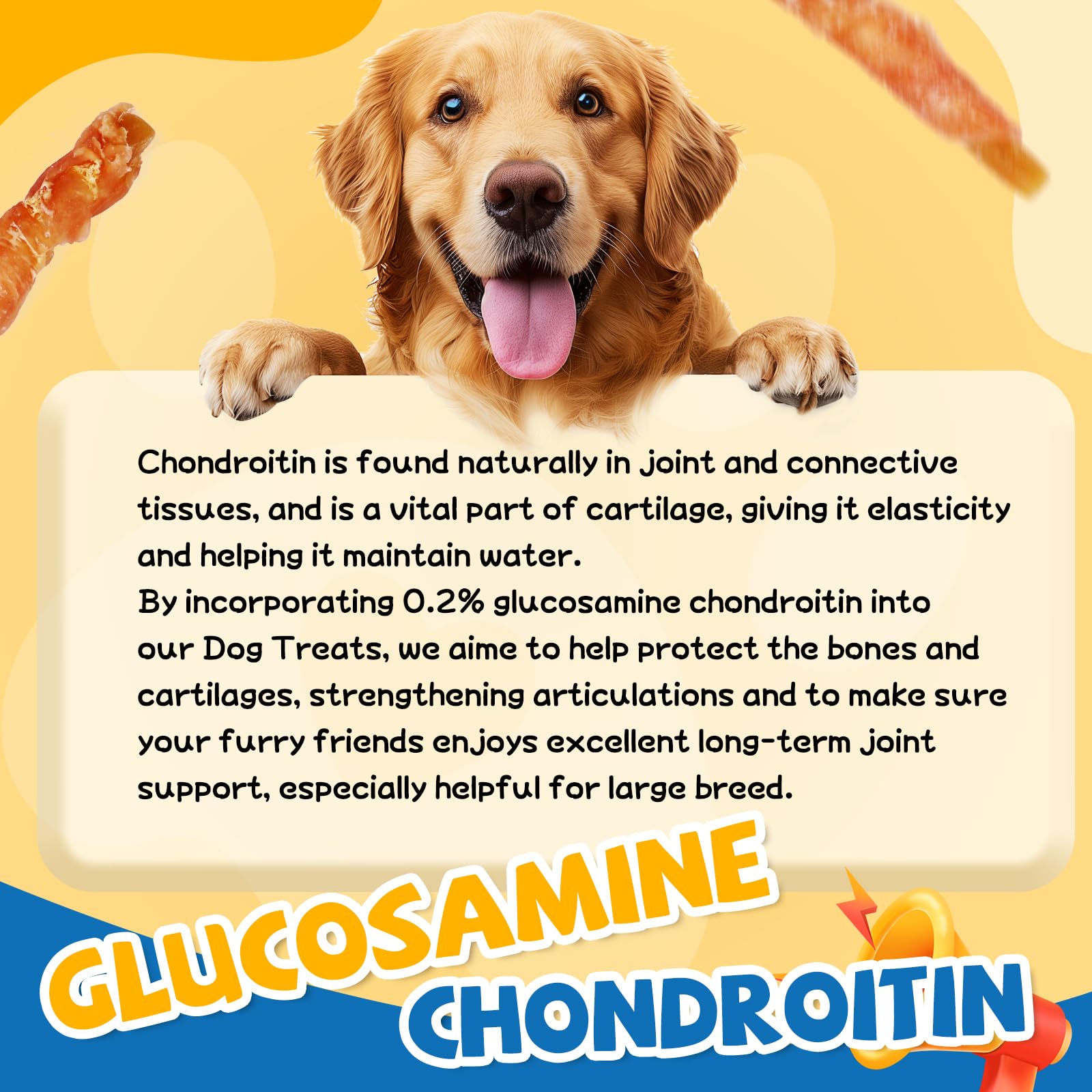 Gazeupon dog dental treats show a smooth-textured stick ideal for gentle digestion.