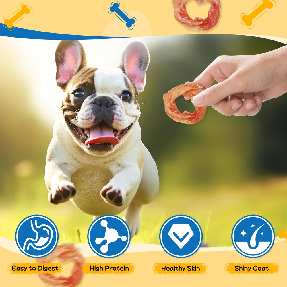 gazeupon dog treats chicken jerky rings natural chicken breast ingredients
