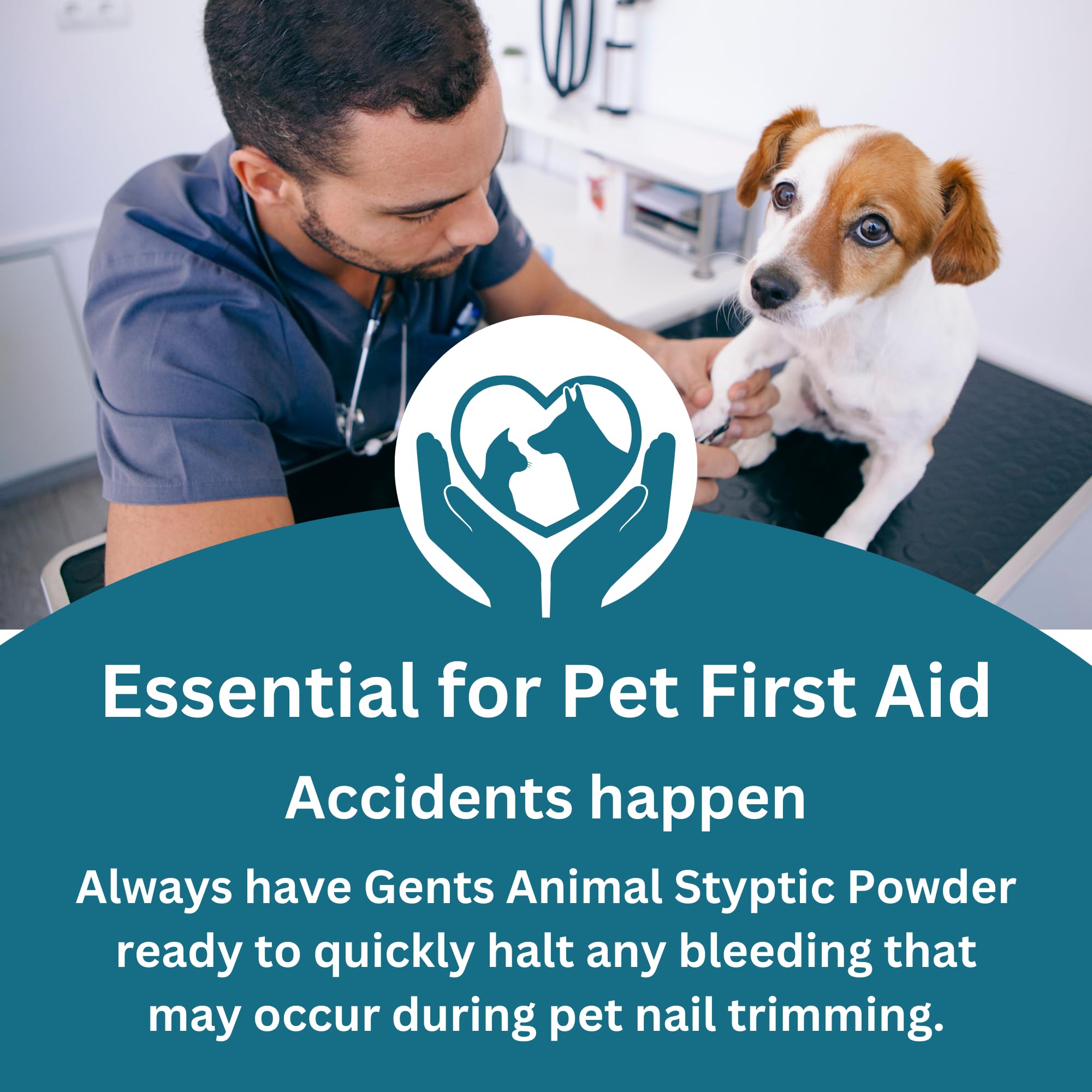 G.B.S styptic powder for tail docking scenarios during grooming.
